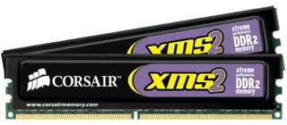 Память DDRII 2048Mb 800MHz Corsair 2x1GB CAS 5 5-5-18 (TWIN2X2048-6400)