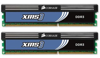 Память DDR3 4096Gb 1600MHz, Corsair 2x2Gb 8-8-8-24, XMS3 Classic, Corei7, Corei5 (CMX4GX3M2A1600C8)