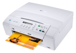 МФУ Brother струйный  DCP-195CC (цветной принтер/сканер/копир) 33стр/мин