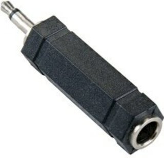 Переходник для наушников Bandridge 3.5мм "папа" стерео - 6.3мм "мама"