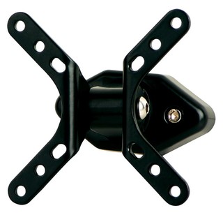 Кронштейн Kromax DIX-1 для ТВ 15"-26",настенный, 2 ст. наклон, до 15 кг, серый