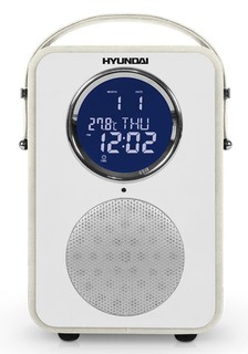 Радиоприемник Hyundai H-1624 белая кожа