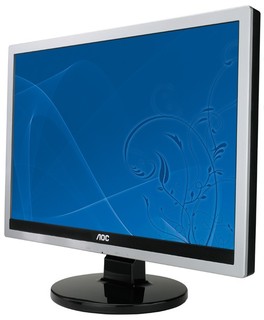 Монитор AOC TFT 19" 919SVZ silver-black; 5ms DVI