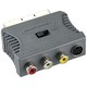 Переходник видео Bandridge SCART "папа" - S-Video + 3xRCA "мама"