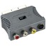 Переходник видео Bandridge SCART "папа" - S-Video + 3xRCA "мама"