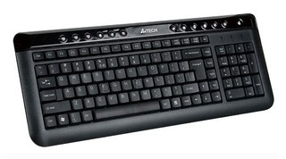 Клавиатура A4 KL-40 X-Slim black USB