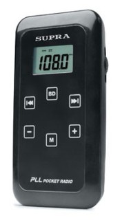Радиоприемник Supra ST-104 черный