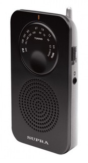 Радиоприемник Supra ST-106 черный