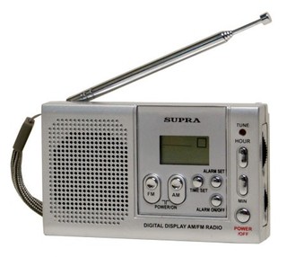 Радиоприемник Supra ST-115 серебро