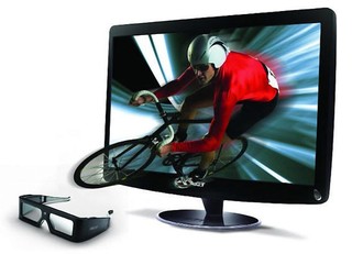 Монитор Acer TFT 23.6" GN245HQbmid black 2ms 16:9 FullHD LED 3D DVI HDMI M/M 100M:1