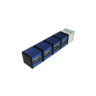 Хаб USB Neodrive NDH-617 вращающийся синий