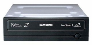 Привод DVD+/-RW Samsung SH-S223L/BEBE SATA черный without SOFTWARE