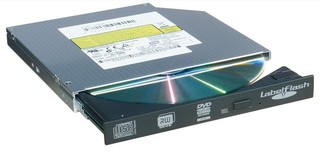 Привод для ноутбуков DVD+RW NEC 7703S LF black SATA slim