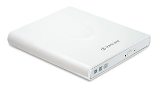 Привод внешний USB DVD+RW Transcend TS8XDVDR slim ext RTL белый