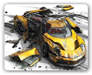 Коврик для мышки PC PET MP-GM02 Gamer (Yellow car)