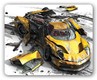 Коврик для мышки PC PET MP-GM02 Gamer (Yellow car)