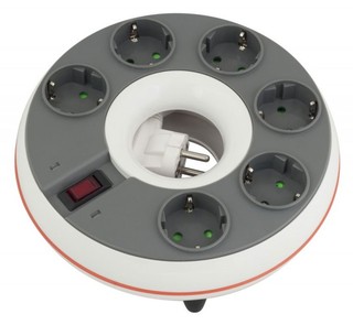 Сетевой фильтр Ippon BD-231W 3M 6 розеток белый. 3m