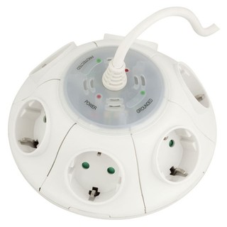 Сетевой фильтр Ippon BU-231W 3M 6 розеток белый. 3m