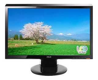 Монитор Asus TFT 20" VH208N glossy-black 16:9 LED 5ms DVI 50M:1 300cd