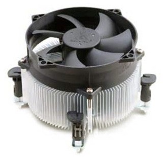 Вентилятор GlacialTech Igloo6100 PWM Soc1366 /ball/клипсы/цв.кор