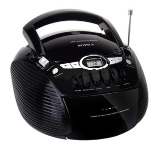 Аудиомагнитола Supra BB-CD107 черный