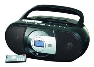 Аудиомагнитола Supra BB-CD108U черный
