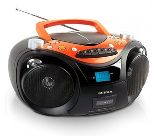 Аудиомагнитола Supra SR-CD125U черный