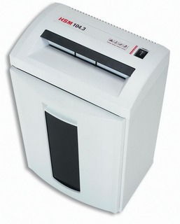 Шредер HSM 105.3-5.8  (секр. 2, 5.8мм, 22-24 лиcт, 33литр. Уничт.скрепки,скобы,пл.карты,CD)
