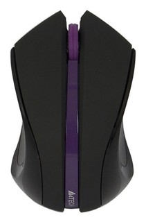 Беспроводная мышь A4 Tech G9-310-5 Black Purple X FAR Glass Run USB