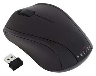 Беспроводная мышь Oklick 540SW Black CORDLESS OPTICAL (800/1600) Nano Receiver USB
