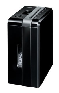 Шредер Fellowes PowerShred DS-500C (секр. 3, 4х38мм, 5 лиcт, 8 литр. Уничт. скобы, пл.карты,скрепки)