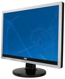 Монитор AOC TFT 19" 919Vwa+ silver-black 16:10 5ms DVI M/M