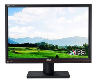 Монитор Asus TFT 24.1" PA246Q glossy-black FullHD 6ms DVI HDMI IPS 60000:1 370cd (1920*1200)