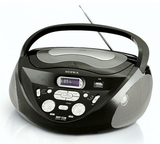 Аудиомагнитола Supra SR-CD118 черный
