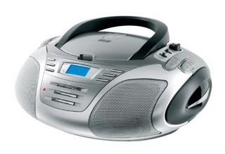 Аудиомагнитола Mystery BM-6107 серебро