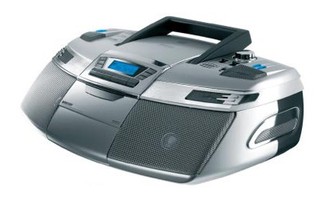 Аудиомагнитола Mystery BM-6309 серый