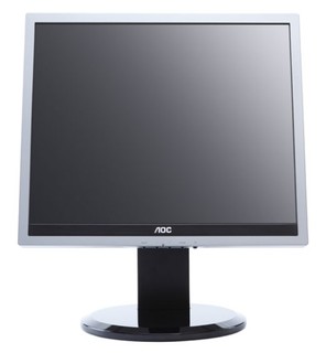 Монитор AOC TFT 19" 919PZ Silver-Black TN 2ms 5:4 DVI M/M 60000:1 300cd