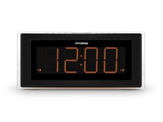 Радиобудильник Hyundai H-1541(черный с оранжевым)