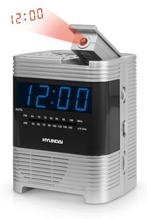 Радиобудильник Hyundai H-1545(серебро)