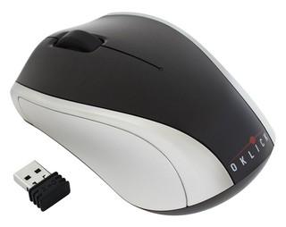 Беспроводная мышь Oklick 540SW Black/Silver CORDLESS OPTICAL (800/1600) Nano Receiver USB