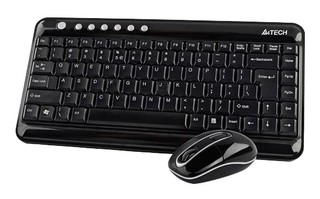 Комплект клавиатура + мышь A4 7600N 2.4G X-Far Wireless V-Track Desktop USB (GL-5+G7-300N)