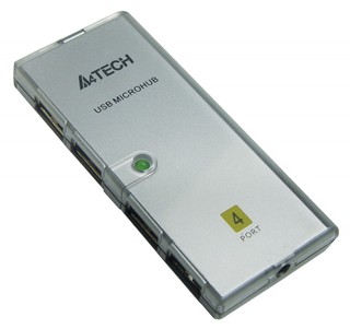 Хаб A4Tech 54 /4-port USB2.0 silver