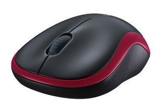 Беспроводная мышь Logitech M185 Dark Red Wireless USB