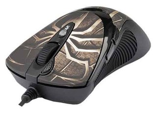 Мышь A4 XL-747H Brown Spider Cover Laser Extra High Speed Oscar Editor USB Anti-Vibrate