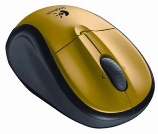 Беспроводная мышь Logitech M305 CITRON YELLOW cordless optical USB (910-002183)