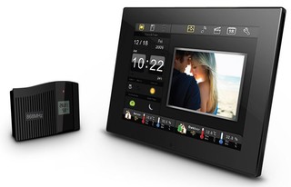 Цифровая фоторамка + Метеостанция Digma TFT 8" PFWS-807 Чёрный 128Mb 800x600