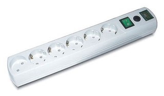 Сетевой фильтр MOST RG 6 розеток 5м белый