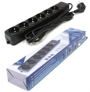 Сетевой фильтр Gembird SPG6-B-15B 5м черный 6 розеток