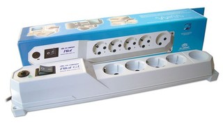 Сетевой фильтр Pilot-GL. Розетки 5+1. Шнур 1.8 метра