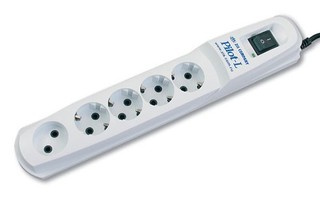 Сетевой фильтр Pilot-L Розетки 4+1 Шнур 3 метра